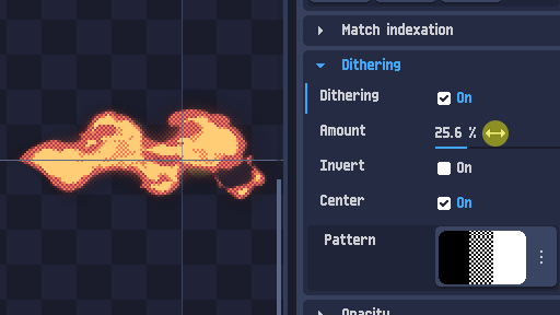 Tweak palette and effects