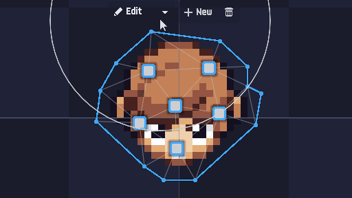 Mesh deformation animated